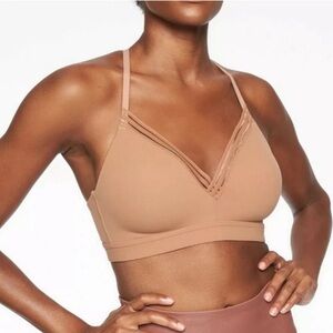 Athleta Tan Strappy Bralette